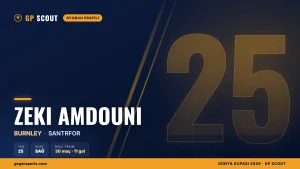 Zeki Amdouni kimdir? Burnley’in çok yönlü golcüsü, kariyeri
