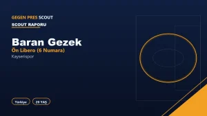 Baran Gezek Kayserispor Scout Raporu