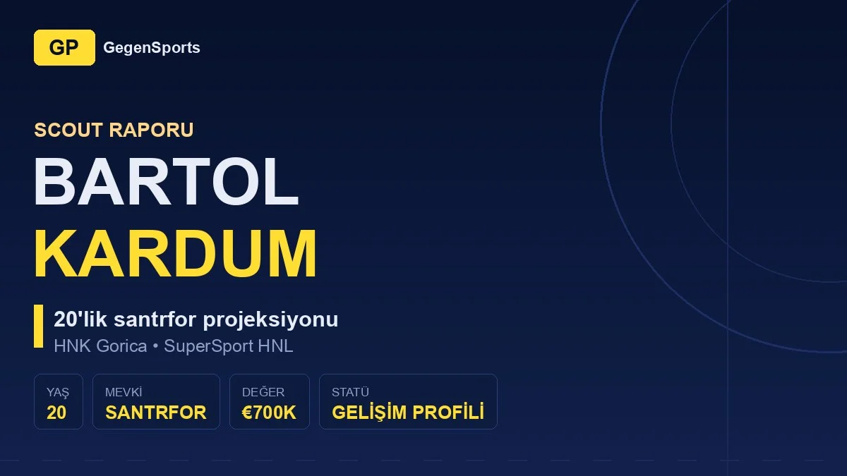 Expediente de scouting de Bartol Kardum: ¿quién es la apuesta de 700 mil euros del Gorica?