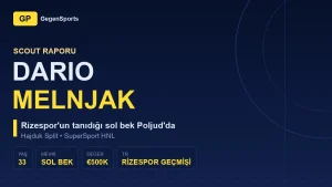 Dario Melnjak Scout Raporu: Hajduk Split’in Tecrübeli Sol Beki