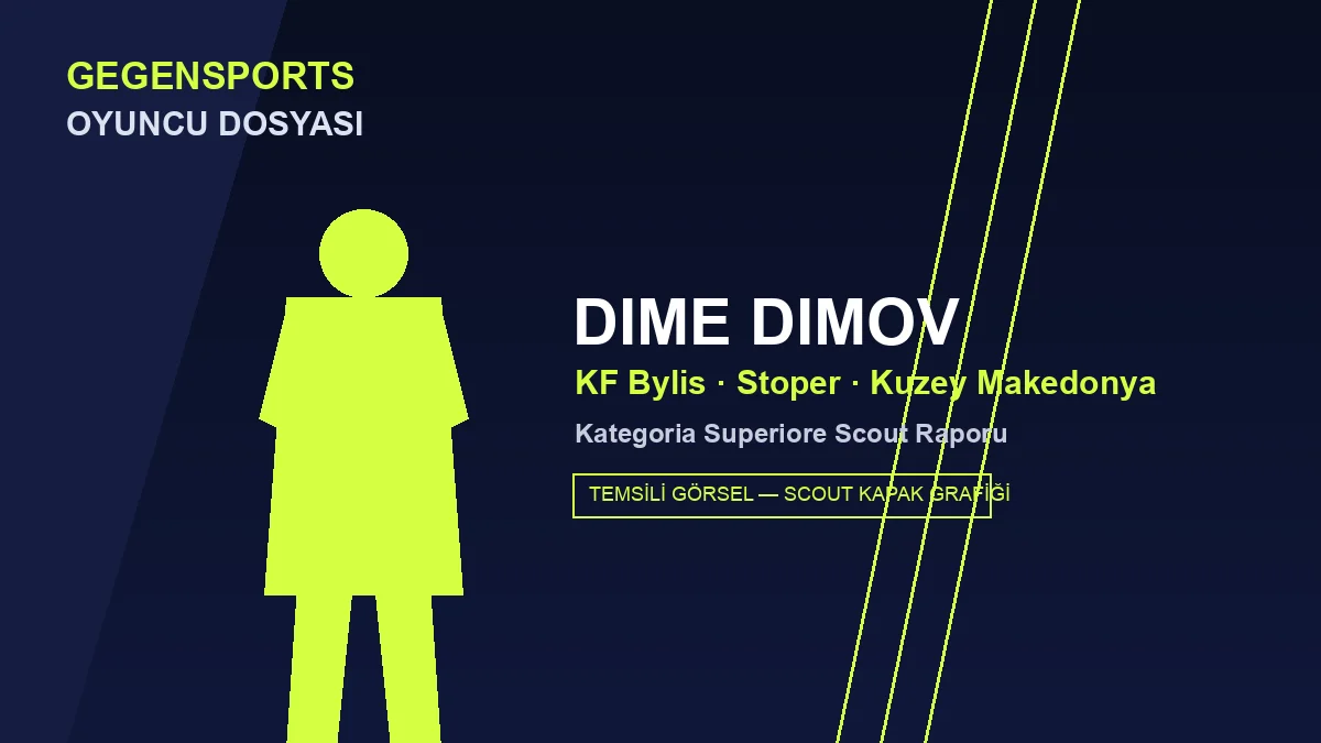 Dime Dimov temsili scout kapak görseli, KF Bylis