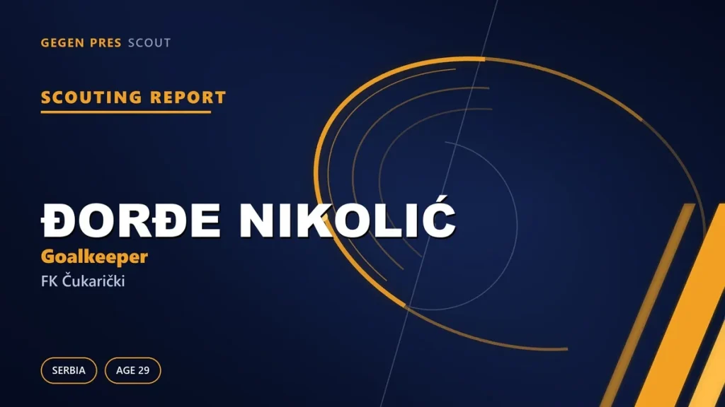 Đorđe Nikolić scouting report: the keeper line from Sivasspor to Banovo Brdo