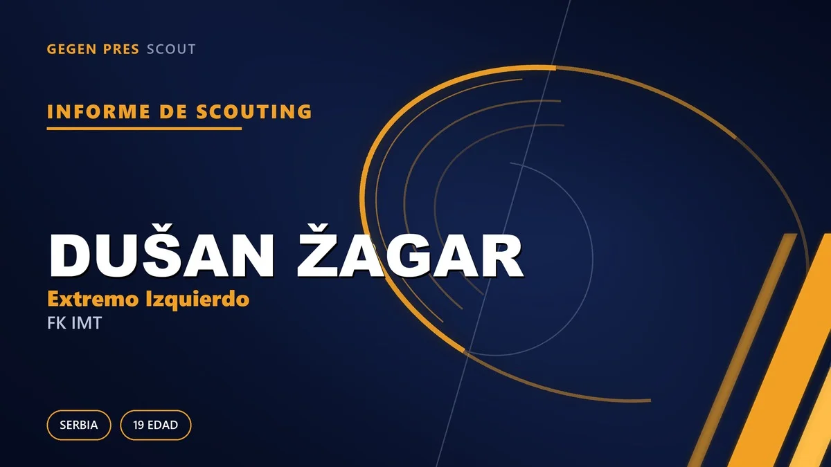 Informe de scouting de Dušan Žagar: el 10 que dejó el Zvezda crece en el IMT