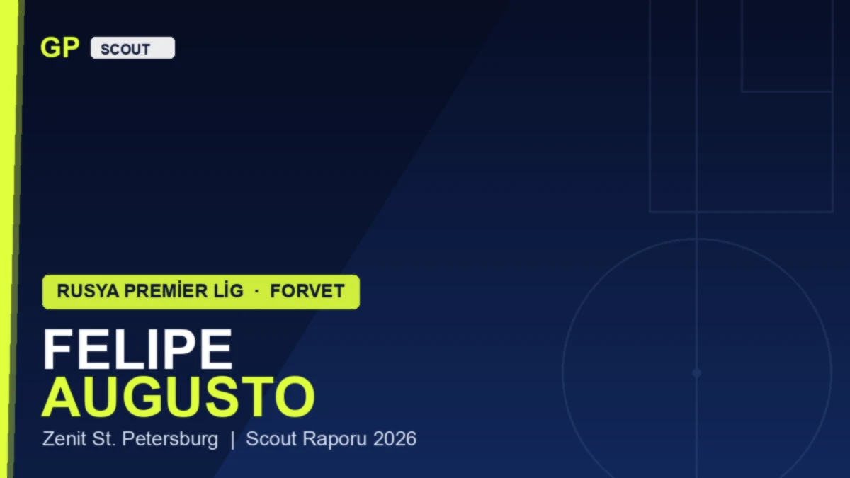 Felipe Augusto Scout Report: The €20m Leap From Trabzonspor to Zenit