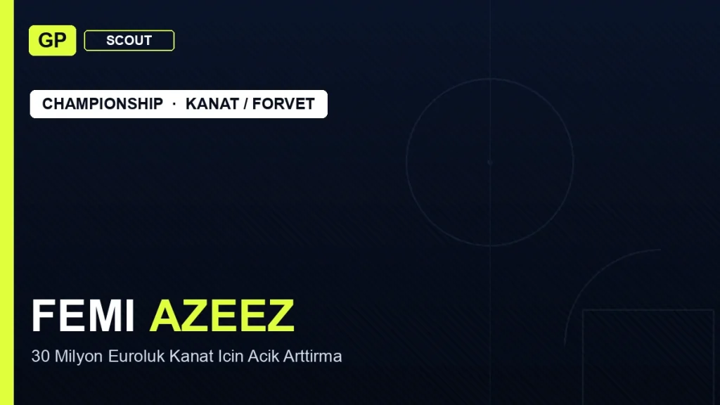 Informe de Scouting de Femi Azeez 2026: La Puja por el Extremo de 30M€ del Millwall