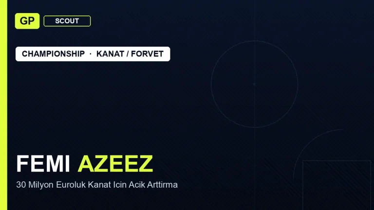 Informe de Scouting de Femi Azeez 2026: La Puja por el Extremo de 30M€ del Millwall