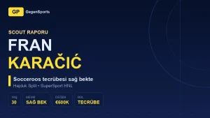 Fran Karačić Scout Raporu: Socceroos Geçmişli Sağ Bek Hajduk’ta Neyi Taşıyor?