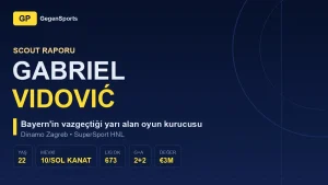 Informe de scouting de Gabriel Vidović: el talento ex-Bayern que busca despegar en Zagreb