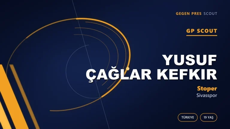 Kıt Rafın Yeni Adı: Sivasspor’un Sol Ayaklı Stoperi Yusuf Çağlar Kefkir