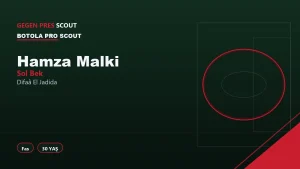 Hamza Malki Difaâ El Jadida Scout Raporu