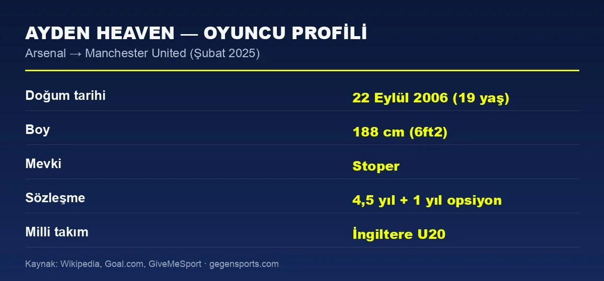 Ayden Heaven oyuncu profili istatistik grafiği