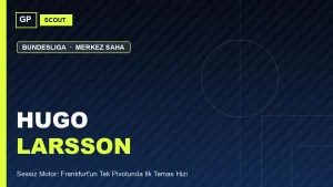 Informe de Ojeador: Hugo Larsson, el Motor Silencioso del Pivote del Frankfurt (2026)
