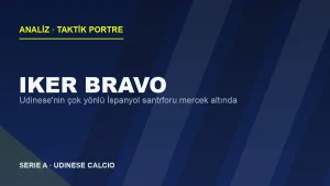 Iker Bravo Analizi: Udinese’nin Çok Yönlü İspanyol Santrforu