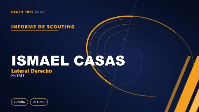 Informe de scouting de Ismael Casas: el lateral derecho de la vía Málaga asentado en la Superliga