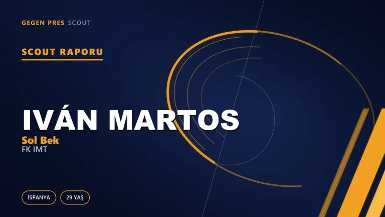 Iván Martos scout raporu: Barcelona altyapısından Belgrad’a uzun yol