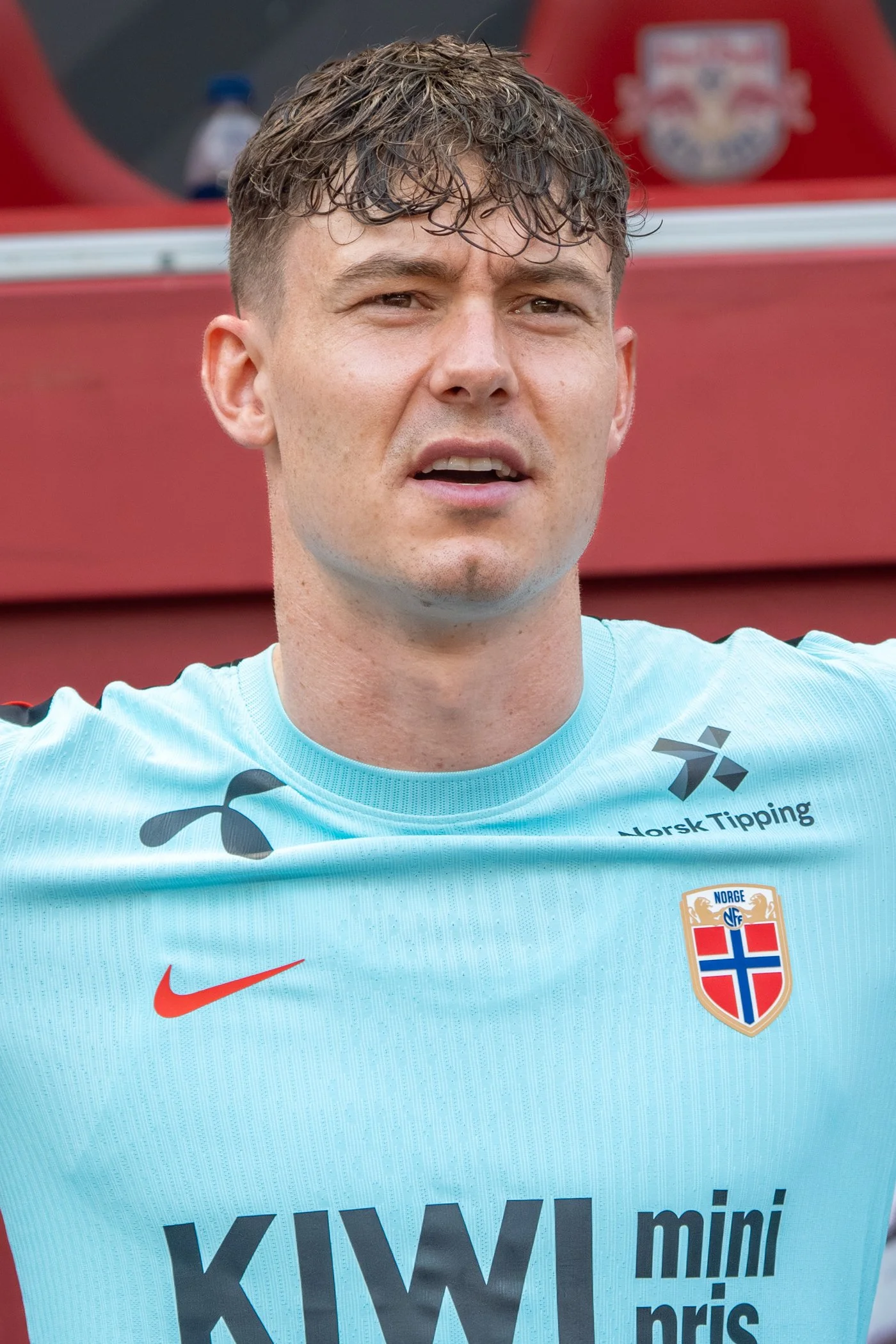 Jørgen Strand Larsen Norveç forması ile maçta
