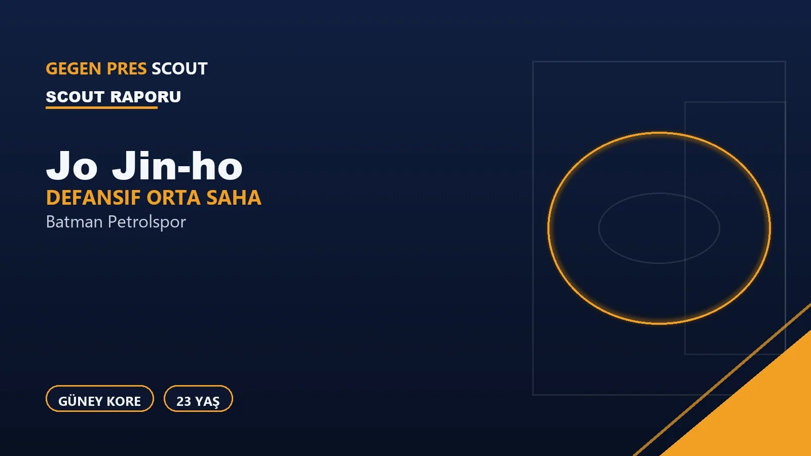 Jo Jin-ho nasıl oynuyor? Batman Petrolspor defansif orta sahainin scout raporu