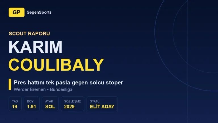 Karim Coulibaly Scout Raporu 2026: Süper Lig’in Erişemeyeceği Bir Bundesliga Stoperi