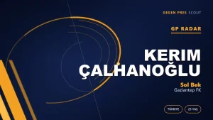 GP Radar: Kerim Çalhanoğlu — Gaziantep FK’nın Sol Bek Transferi