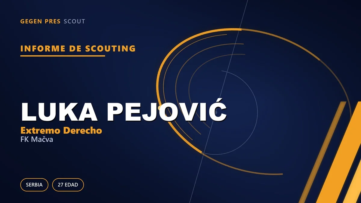 Informe de scouting de Luka Pejović: el autor del gol del ascenso y la máquina de asistencias de Šabac