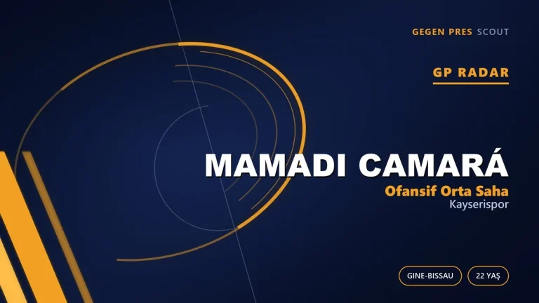 GP Radar: Mamadi Camará — Kayserispor’un Gine-Bissau Transferi