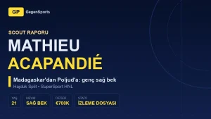Mathieu Acapandié Scout File: Who Is Hajduk’s French-Raised Young Right-Back?