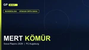 Mert Kömür Scout Report: Augsburg’s 20-Year-Old and the Beşiktaş Bidding War