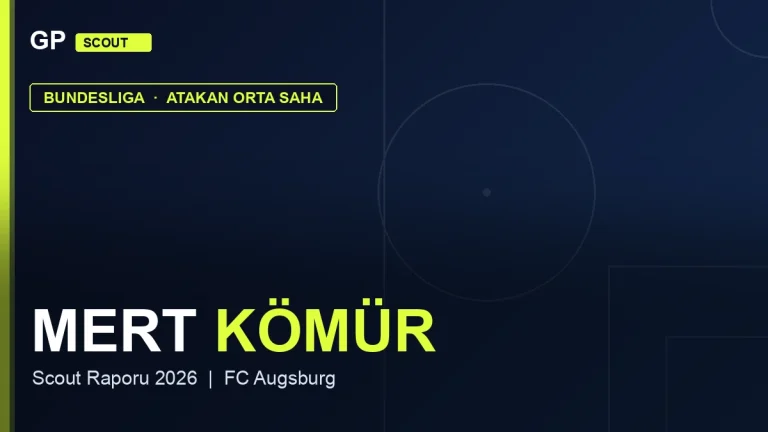 Mert Kömür Scout Report: Augsburg’s 20-Year-Old and the Beşiktaş Bidding War