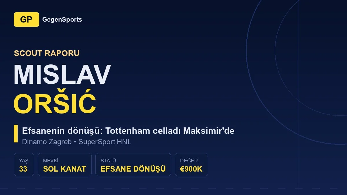 Informe de scouting de Mislav Oršić: por qué el verdugo del Tottenham volvió a casa a los 33