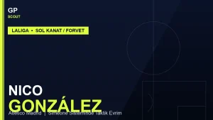 Informe de Scouting de Nico González 2026: El Encaje Táctico que Encontró el Atlético