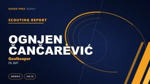 Ognjen Čančarević scouting report: a late-career turn from Yerevan to Novi Beograd