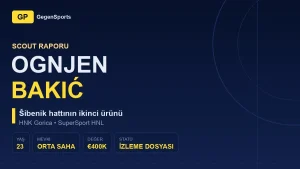 Expediente de scouting de Ognjen Bakić: ¿qué promete el segundo fichaje del Šibenik?