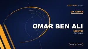 GP Radar: Omar Ben Ali — Alanyaspor’un Tunuslu Santrfor Transferi