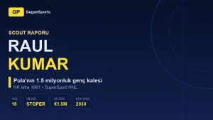Raul Kumar Scout Raporu: Istra 1961’in 18’lik Stoperi Neden Kadronun En Değerlisi?