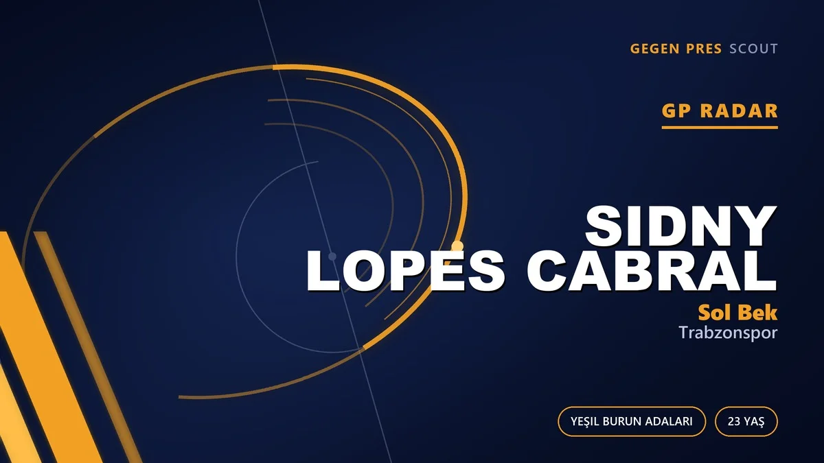 GP Radar: Sidny Lopes Cabral — Trabzonspor’un Benfica Transferi