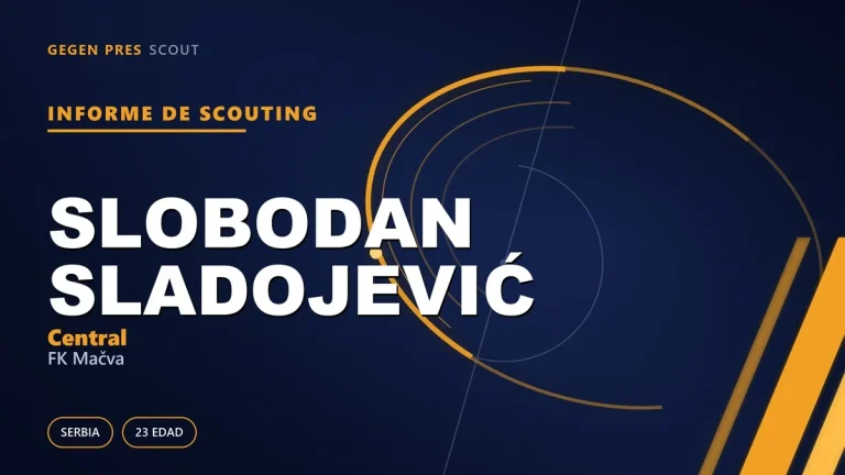 Informe de scouting de Slobodan Sladojević: el capitán de 2,01 m que ancla la defensa de Šabac