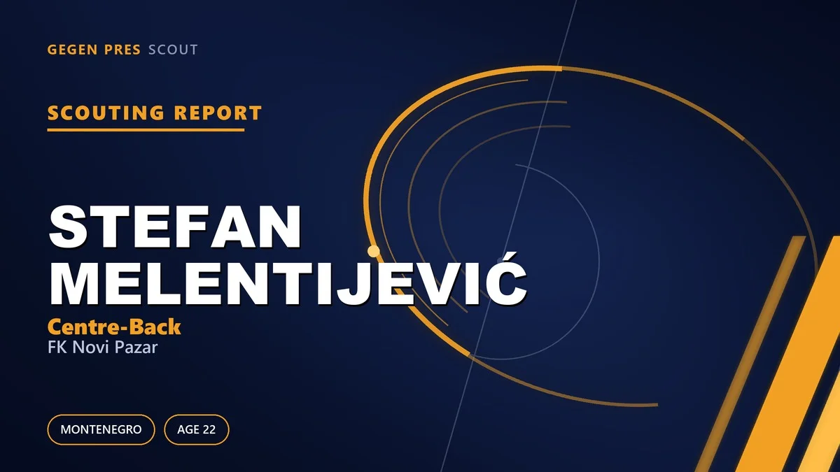 Stefan Melentijević scouting report: a four-country road from the Zvezda school