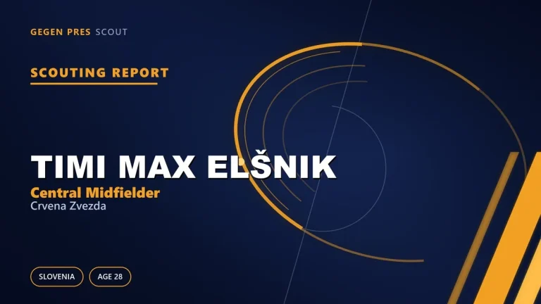 Timi Max Elšnik scouting report: the line from a EURO XI to the Superliga