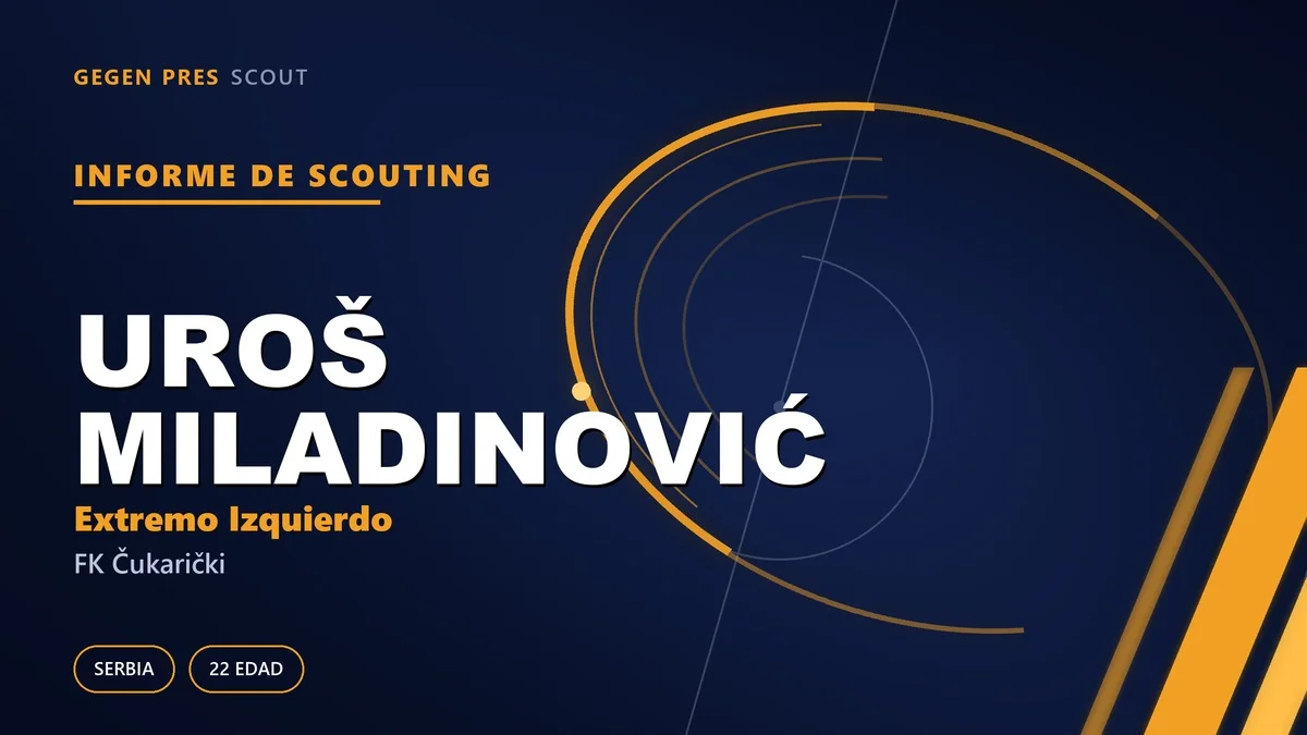 Informe de scouting de Uroš Miladinović: la joya de 2 M € de Banovo Brdo