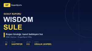 Expediente de scouting de Wisdom Sule: ¿qué debe demostrar el cedido del Koper en el Gorica?