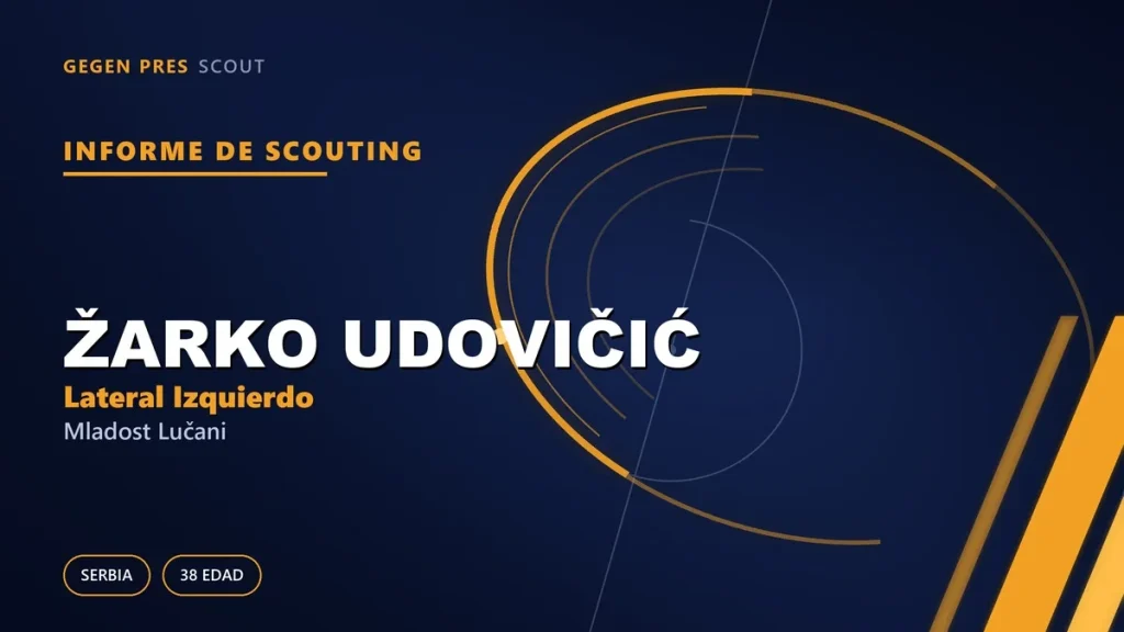 Informe de scouting de Žarko Udovičić: el zurdo curtido en Polonia que juega temporadas completas a los 38
