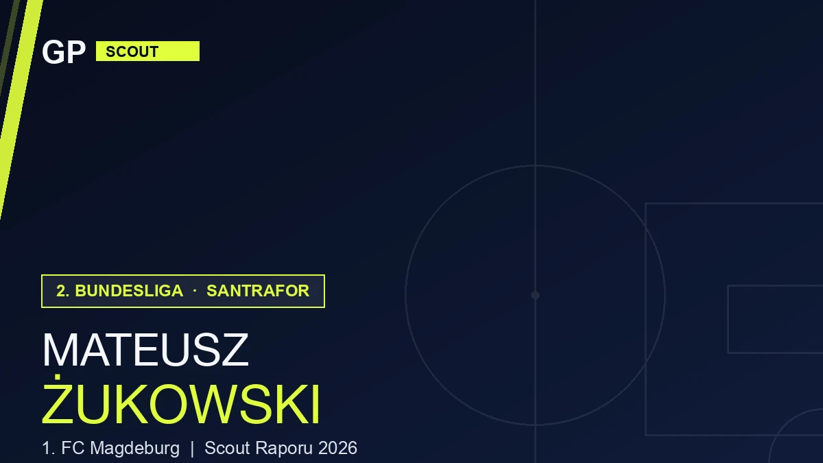 Informe de Scouting Mateusz Żukowski 2026: El Descarte del Rangers Que Desata Una Guerra en la Bundesliga