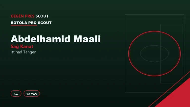 Abdelhamid Maali Ittihad Tanger Scout Raporu