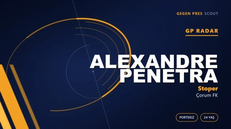 GP Radar: Alexandre Penetra — Çorum FK’nin Portekizli Stoper Transferi