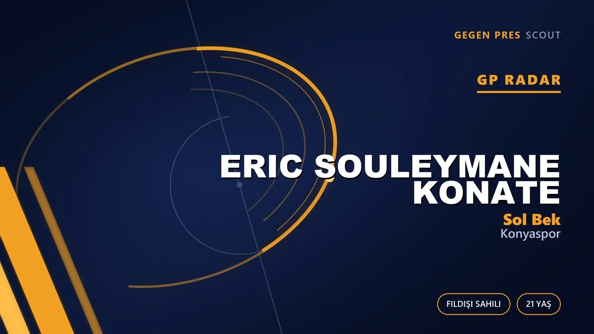 GP Radar: Eric Souleymane Konate — Konyaspor’un Fildişili Sol Bek Transferi