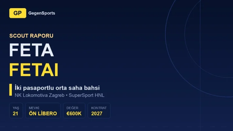 Feta Fetai Scout Raporu: 2027’de Boşa Çıkacak Kontrat Kimin Fırsatı?