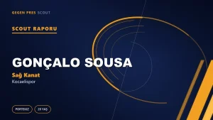 Gonçalo Sousa Kimdir? Kocaelispor’un Yeni Portekizli Kanadı — Scout Raporu