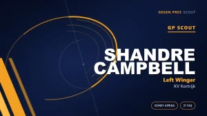 Güney Afrika’nın Erken Çıkışı: Shandre Campbell ve Brugge Modeli