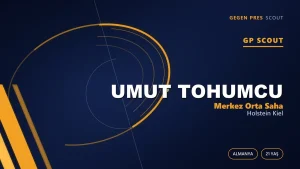 Kiel’in Türk Asıllı Beyni Umut Tohumcu: Milli Takım Dosyası Kapanmadan