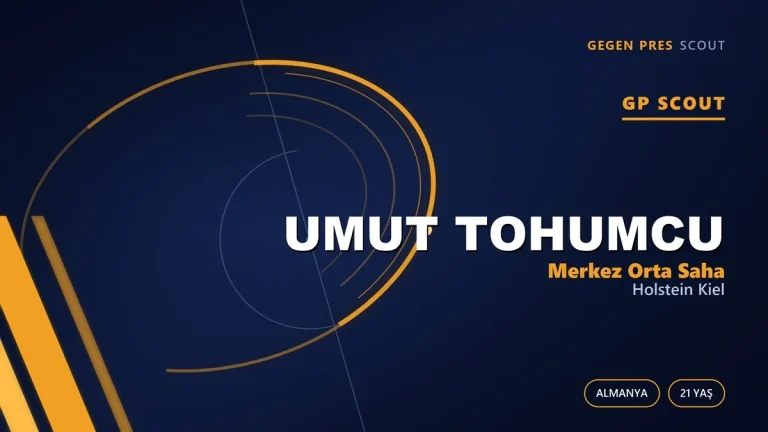 Kiel’in Türk Asıllı Beyni Umut Tohumcu: Milli Takım Dosyası Kapanmadan